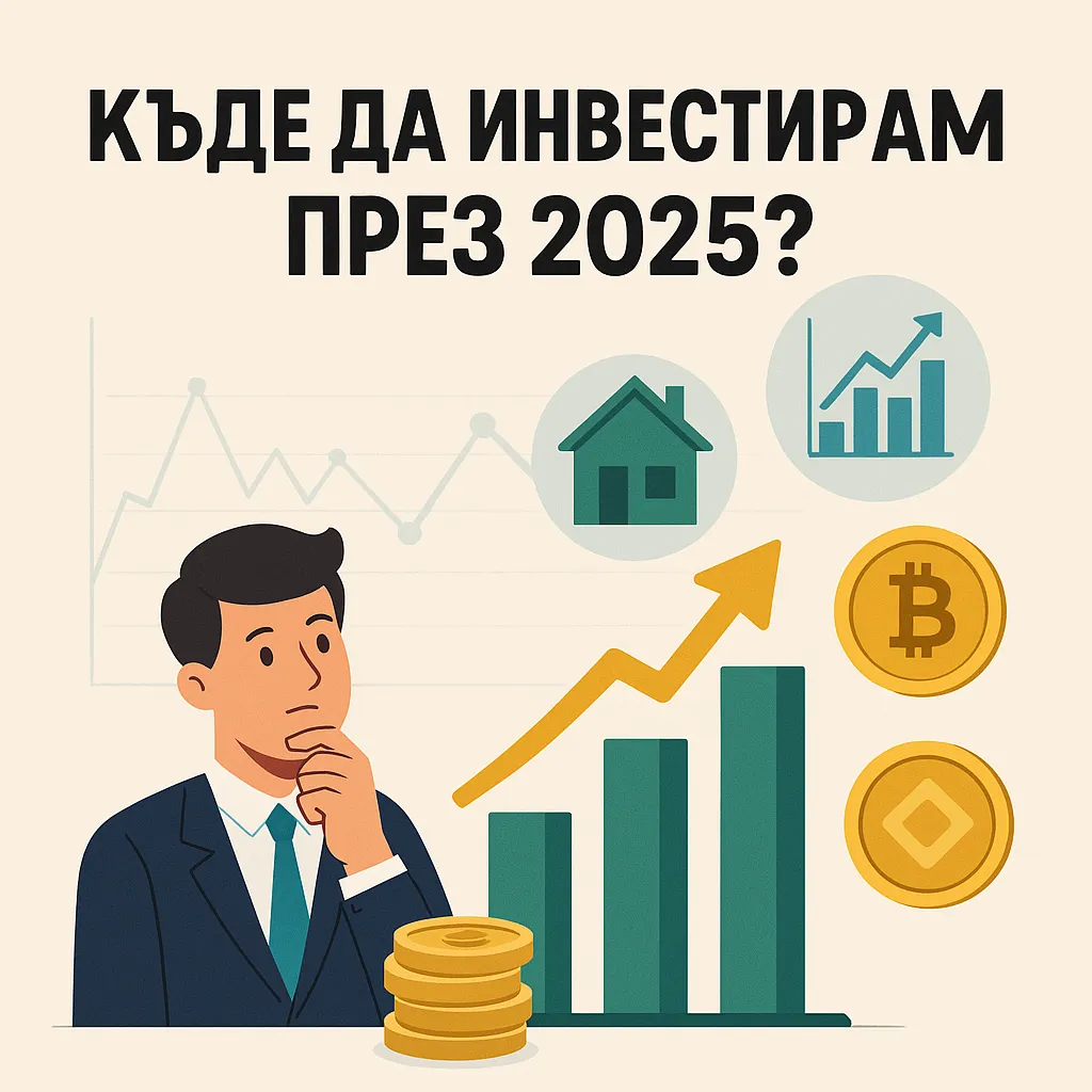 Къде да инвестирам през 2025 – илюстрация на финансови възможности