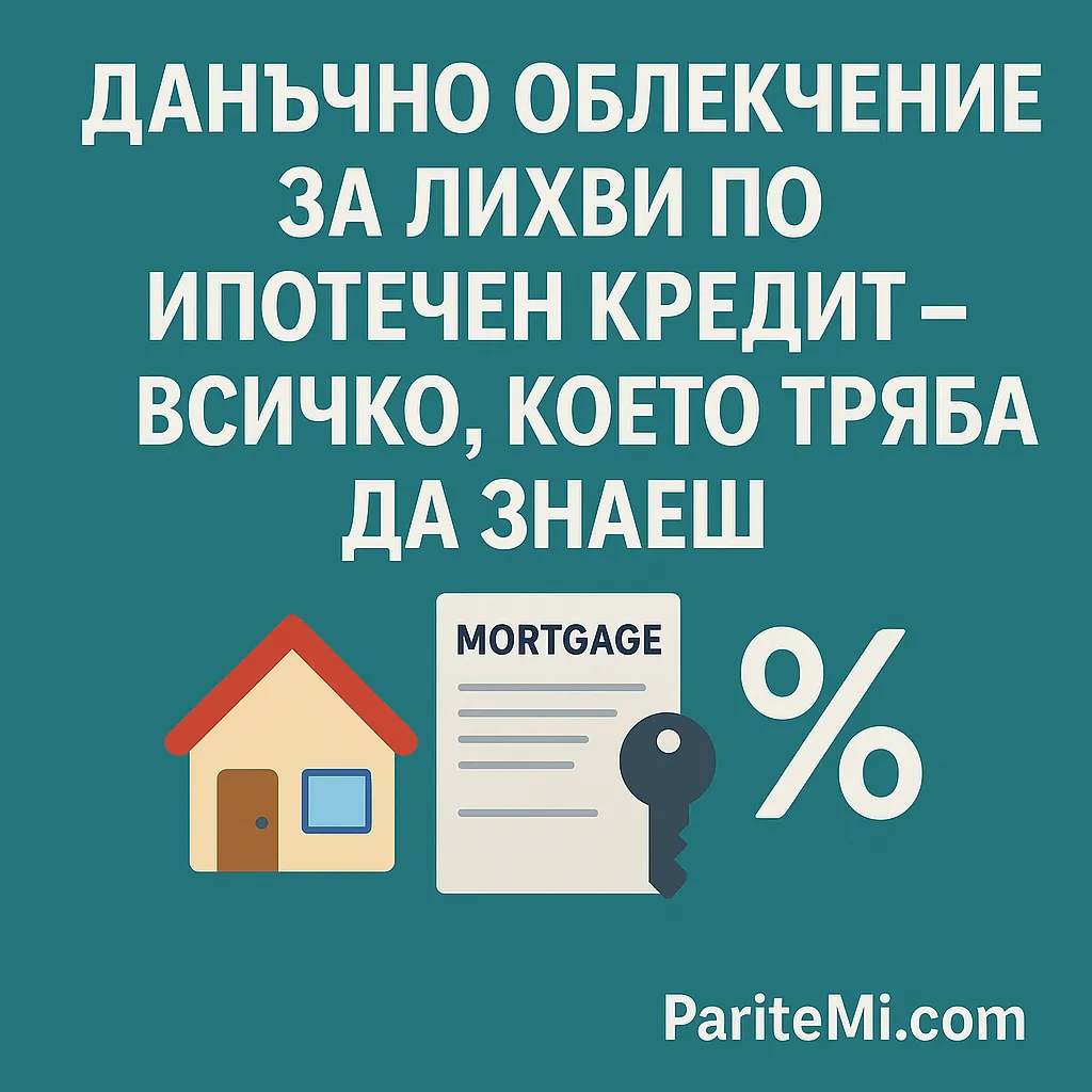 Данъчно облекчение за лихви по ипотечен кредит