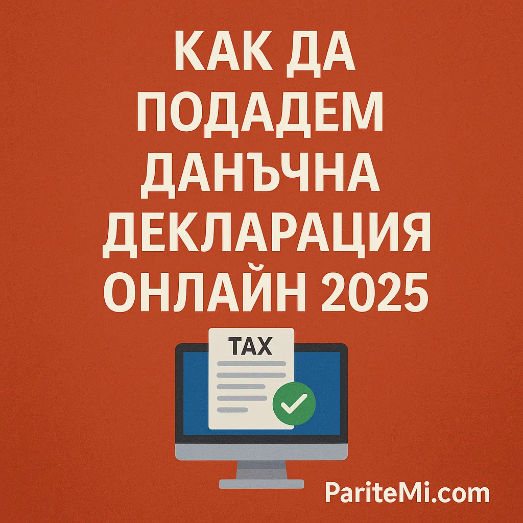 Как да подадем данъчна декларация онлайн 2025