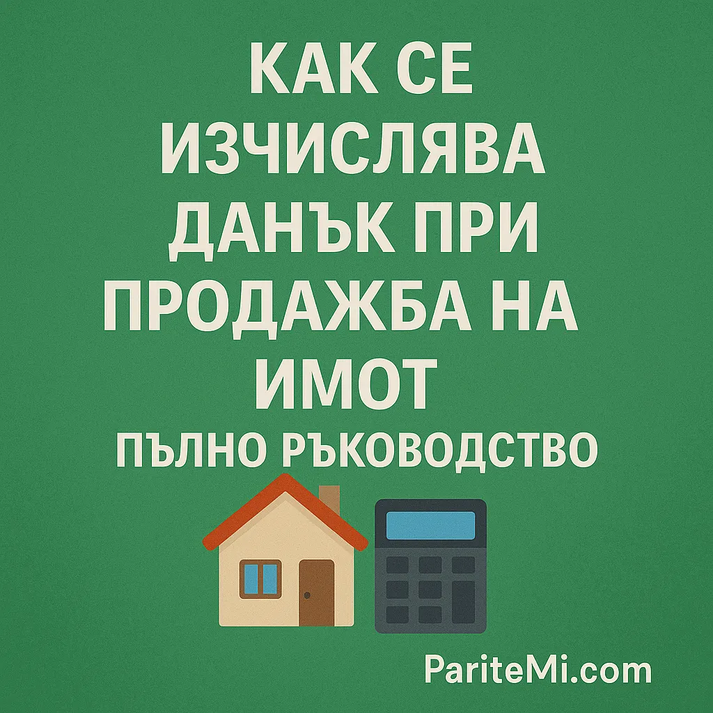 Как се изчислява данък при продажба на имот - пълно ръководство